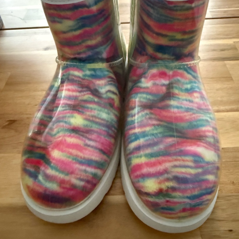 Colorful Tie-Dye Rain Boots